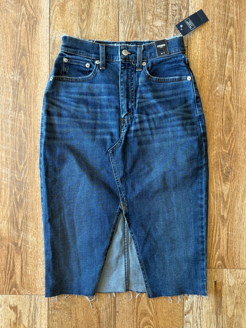 Abercrombie & Fitch Denim Pencil Skirt NWT